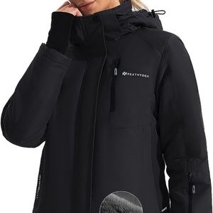 Heathyoga Women's Waterproof Ski Jacket